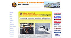 Desktop Screenshot of boote-lingroen.de